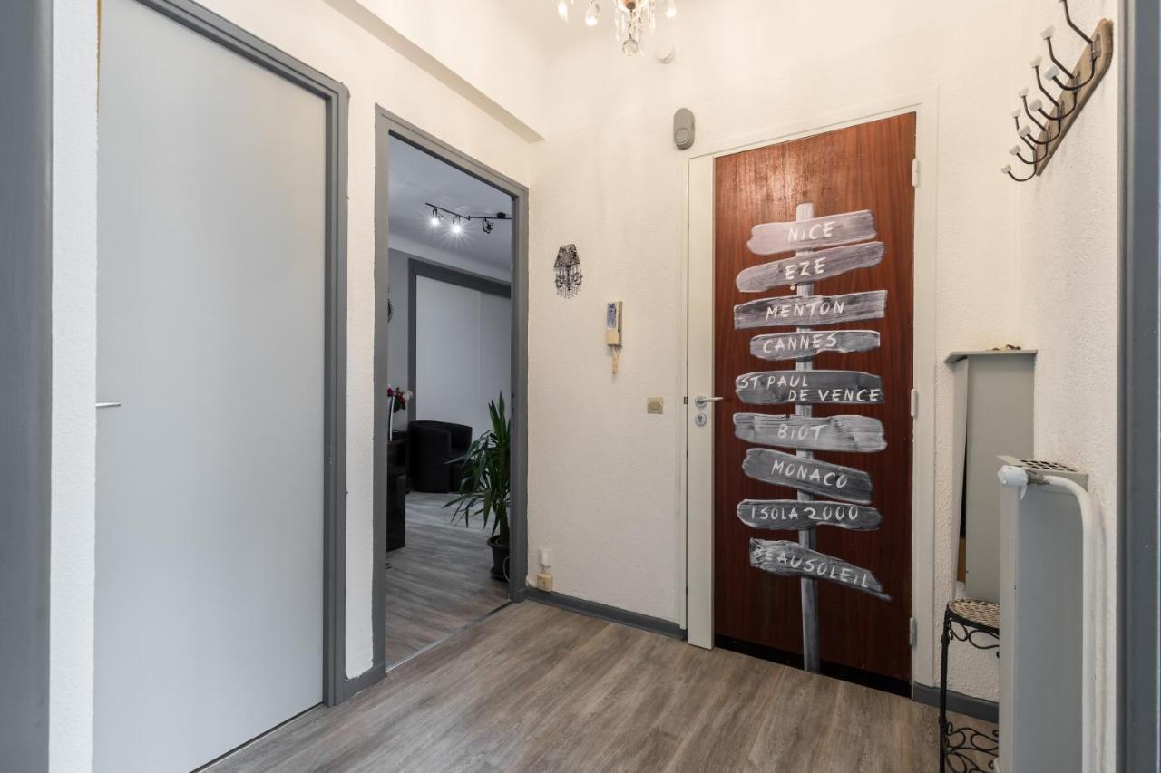 Beau 3 Pieces, 7 Pers, 2 Terrasses, Centre, Calme, Securite Apartment Nice Exterior photo