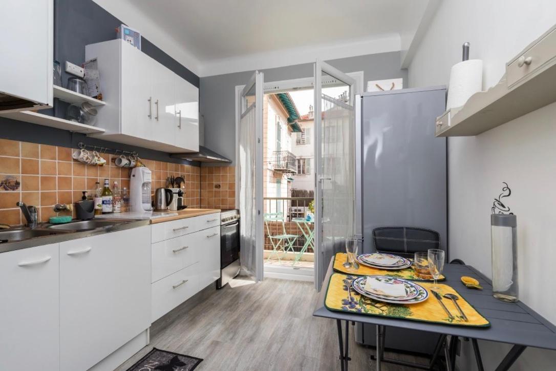 Beau 3 Pieces, 7 Pers, 2 Terrasses, Centre, Calme, Securite Apartment Nice Exterior photo